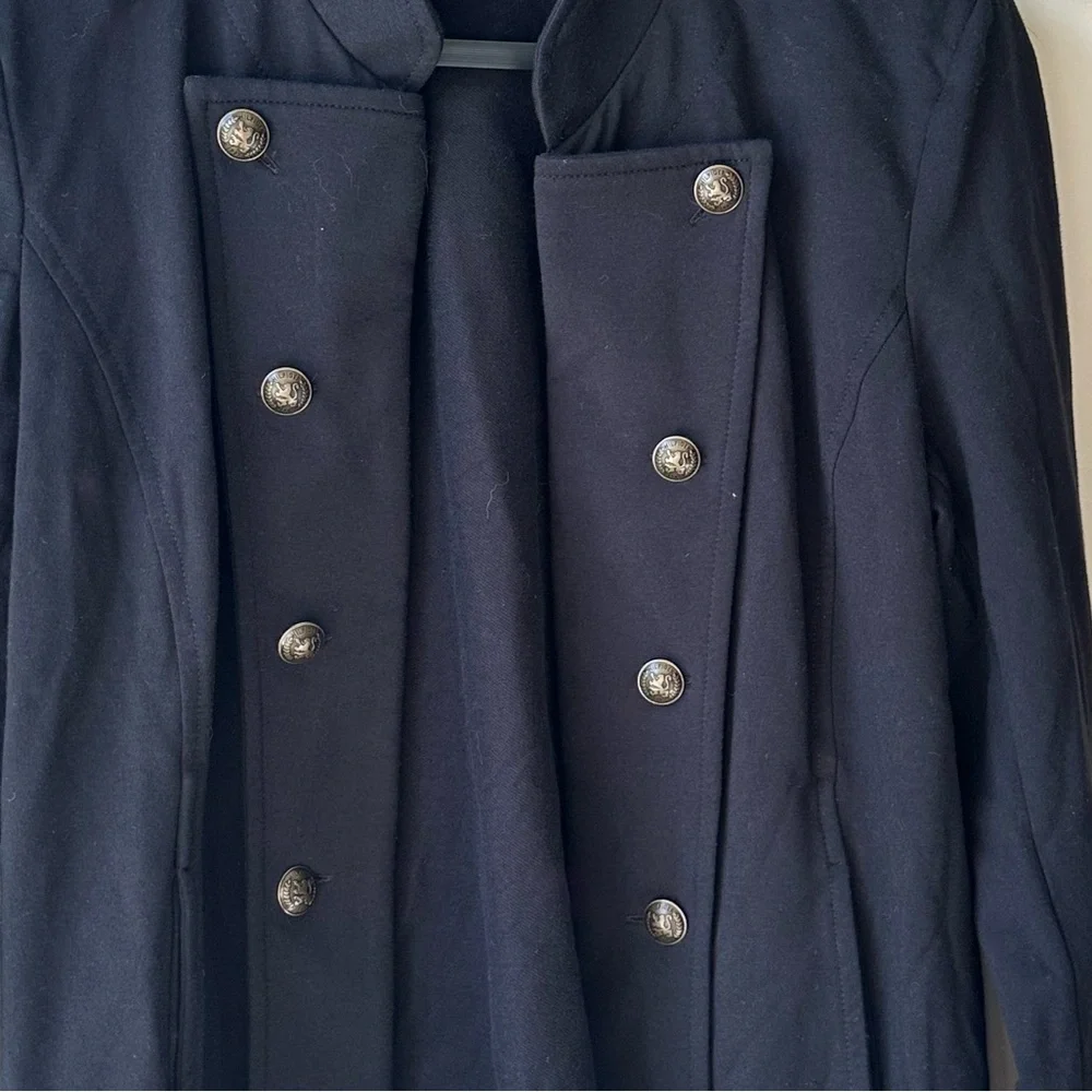 Tommy Hilfiger Black Double-Breasted Women's Jacket - Picture 3 of 9